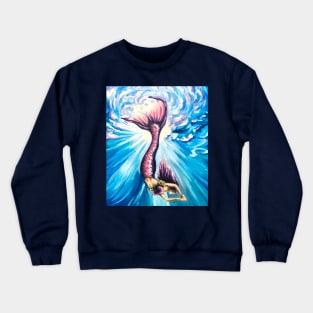 Diving Mermaid Crewneck Sweatshirt